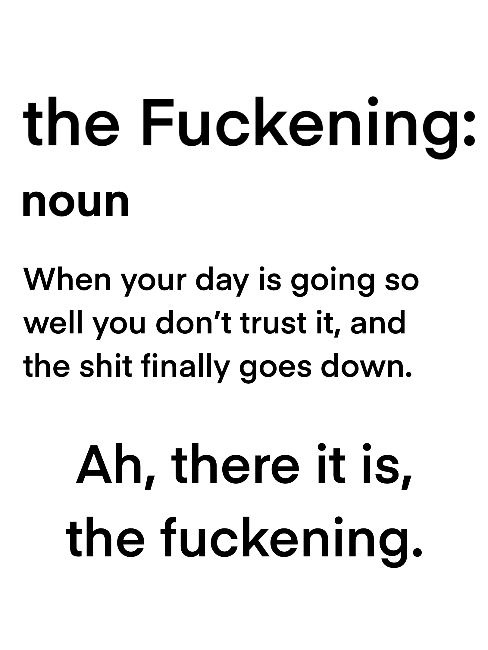 The Fuckening